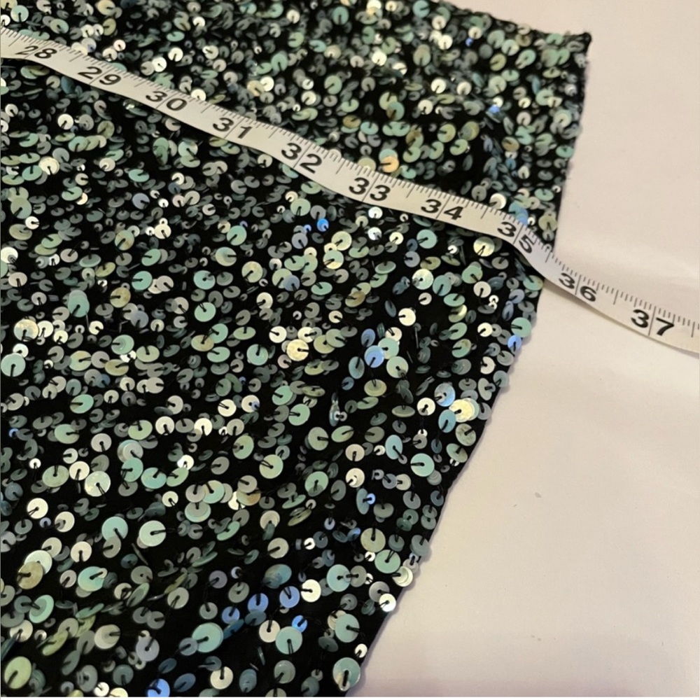 🪩NWT Anthropologie Astronomy Sequin Dress by Varun Bahl Embroidered Top Size 4 - Picture 12 of 13